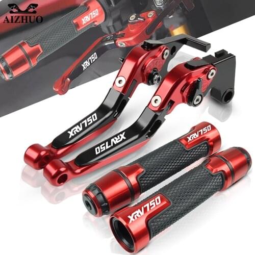Adjustable Brake Clutch Lever Aluminum Motorcycle Handle Grips For Honda XRV 750 XRV750 L-Y Africa Twin 1990 1991 1992 2003