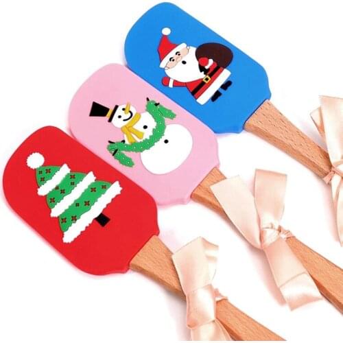 Christmas Cake Decorating Spatula Silicone Spatulas Great for Christmas decorating gifts and baking