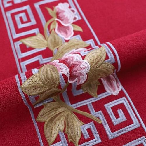 Linen fabric roll 100% polyester fabrics fabric for sofa furniture