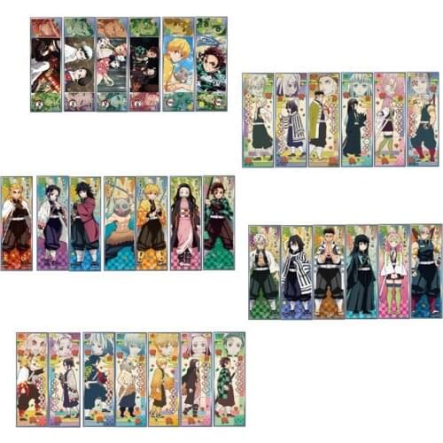 6/7/32PCS Anime Demon Slayer: Kimetsu no Yaiba Stickers for Car Laptop Bicycle DIY Waterproof Stickers Collective Cards