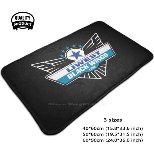 Ehc Black Linz Ice Hockey Comfortable Door Mat Rug Carpet Foot Pad Ehc Black Linz Ehc Black Linz Logo Ehc Black Linz Fans
