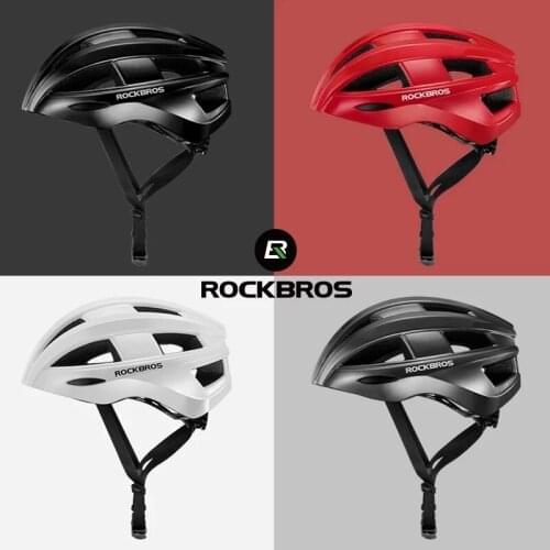 ROCKBROS Cycling Bicycle Helmet MTB Road Rear Light Helmets Integrally-molded Safety EPS+PC Ultralight Sport Urban Bike Helmet