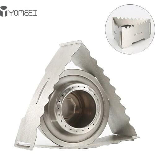 YOMEEI Outdoor Alcohol Stove Mini Camping Stove Ultralight Picnic Cookware Stove Hiking Picnic Cooking Tools