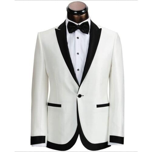 Handsome Mens Suits Groomsmen Peak Lapel Groom Tuxedos One Button Strips Wedding Best Man Suit (Jacket+Pants+Tie+Girdle) A88