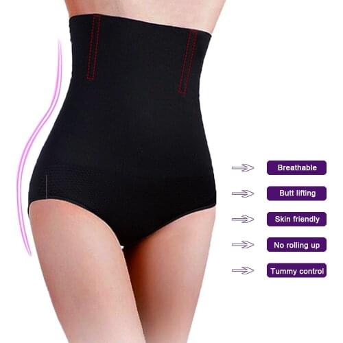 Women Shapewear High Waist Tummy Control Body Shaper Seamless Underwear Panties Stomach Slimming Girdle Belt Bodysuit Corset