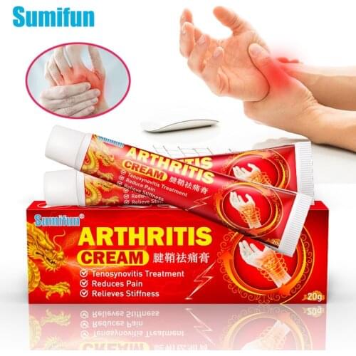 1pcs 20g Tenosynovitis Ointment Finger Thumb Sprain Treatment Cream Wrist Tendon Pain Relief Analgesic Herbal Medical Plaster