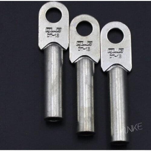 1pc DT-16 16mm2 CableTerminal Connector Copper Lug Coated tin Tone for 8.5mm Dia Bolt Electric power fittings National Standard