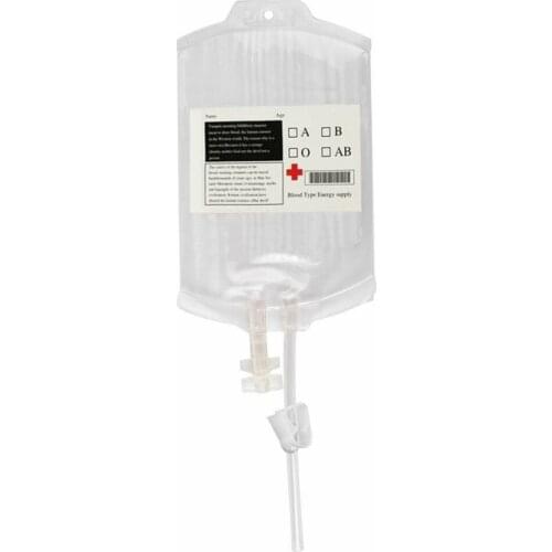 10pcs 400ML Reusable Blood Drink Bags Halloween Cosplay Drink Container Beverage Bag Pouch Props Party Decor Prop Supplies