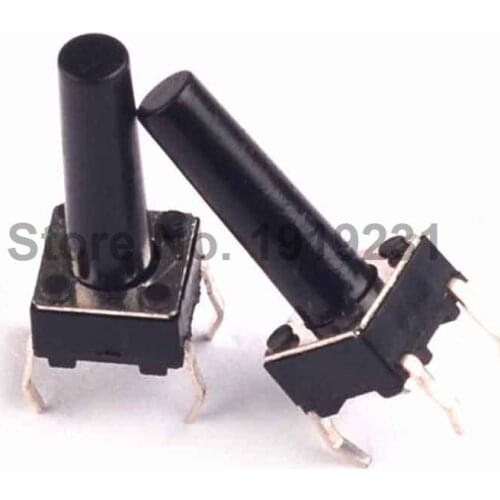 100PCS 6x6x15mm Tactile Switches Push Button Tact Switch 6*6*15mm