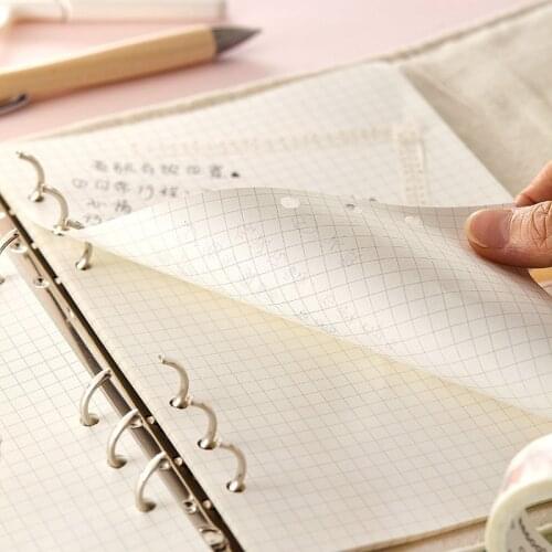 A5 A6 Creative 6 Holes Planner Filler Papers for Filofax Office School Spiral Notebook Filler Paper Binder Inner Pages