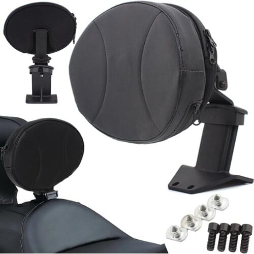Motorcycle Accessories Black Plug In Driver Backrest Front Seat Backrest Pad Kit For Honda Gold Wing GL1800 2018 2019 2020
