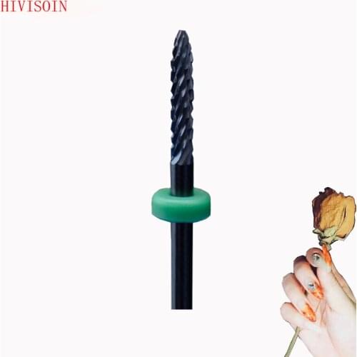 Black Ceramic Nail Drill Bit - Under Nail Cleaner Bit - C (1034.023)