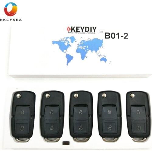 HKCYSEA 5/10/15PCS B01-2 2 Button B Series Remote Key for KD900 URG200 KD-X2 MINI KD Key Generator
