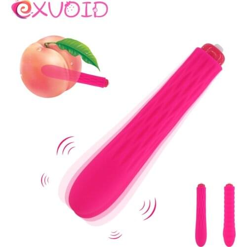 EXVOID AV Stick 10 Frequency Dildo Vibrators Sex Toys For Women Sex Shop Silicone G-spot Massager Anal Plug Long Bullet Vibrator
