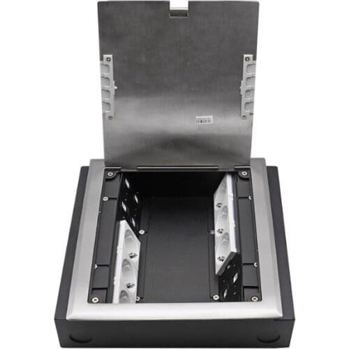 Customized German style and other European-style stainless steel strong weak electricity hidden ground open type floor socket