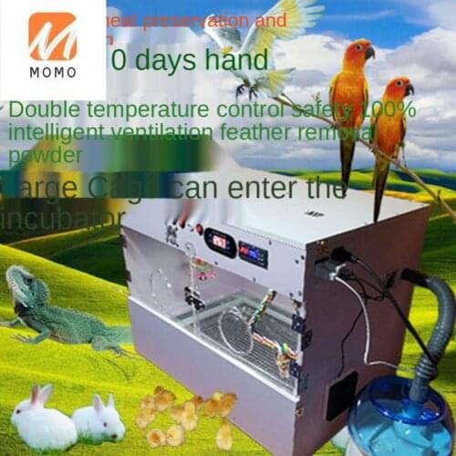 Parrot Incubator Intelligent Constant Temperature Warm Air Blower Moisturizing 0 Days Hand-Raised Feeding Box Bird Cage