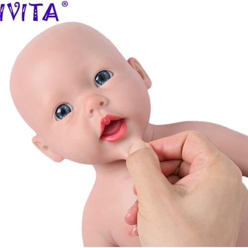 IVITA WB1515 50cm(20inch) 3960g Realistic Silicone Reborn Baby Dolls Lifelike Bebe Early Education Toy Simulated for Children