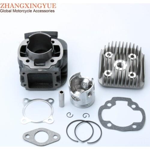 Scooter 70cc Big Bore Cylinder Kit & Head for MBK Booster 50 Next One Rocket Spirit Track Stunt 50cc 47mm / 10mm 2T