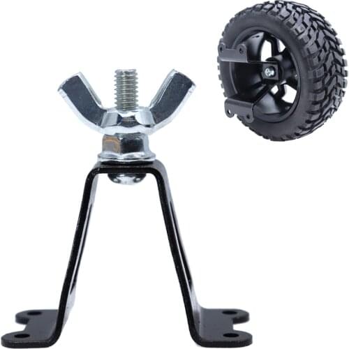 1:10 Metal Spare Tire Rack Metal Spare Car Wheel Carrier for 1/10 RC Rock Crawler Tire Wheel 4WD Axial SCX10 D90 Beadlock CC01