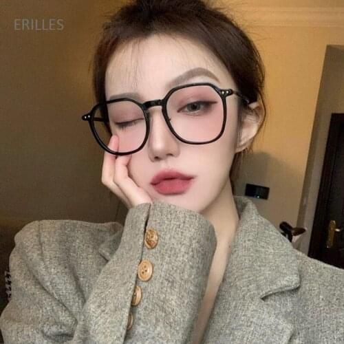 Fashion Blue Light Blocking Glasses Frame Women Prescription Transparent Spectacle Frames Unisex Computer Reading Glasses Men