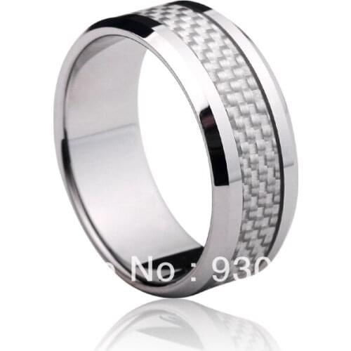 Free shipping tungsten Jewelry ring 8mm Wide domineering men in Europe and America Ring