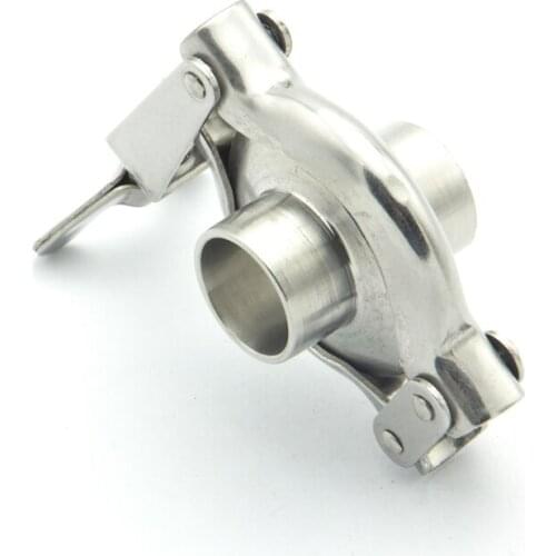 304SS Sanitary Pipe Fitting Set 34mm Pipe OD Sanitary 1.5" Tri Clamp Weld Ferrule + Tri Clamp + Silicon Gasket For Home Brew