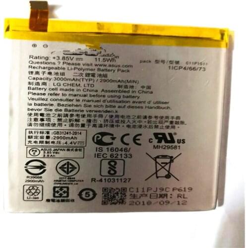 New 2900mAh C11P1511 cell phone Battery For Asus ZenFone 3 ZenFone3 ze552kl z012da/e with repair tools