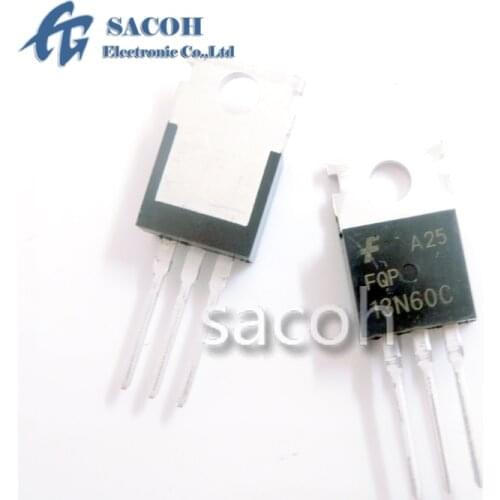 Free Shipping 10Pcs FQP13N50 FQP13N50C FQP13N50CF TO-220 13A 500V N-Channel MOSFET