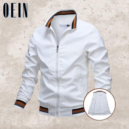 OEIN Men Casual Jackets and Coats Mens Bomber Jacket Spring Autumn Overcoats 2021 New Fashion Army Outdoors Clothes Street Wear