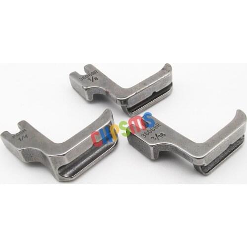 #P69R 1/8+3/16+1/4 High Shank Solid Welt Right Piping Feet FIT FOR SINGER 20U 31-15 44 95 96 120U