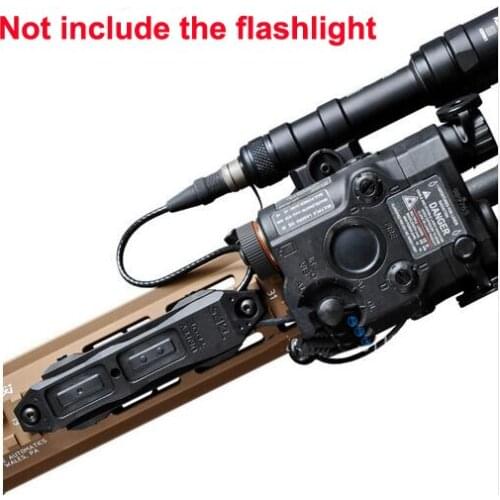 Airsoft Tactical Augmented Pressure Switch Double Switch(2P) For for 20mm Picatinny Rails PEQ Hunting Flashlight