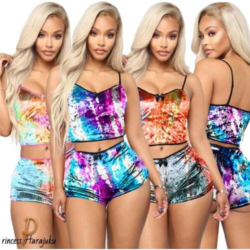 Plus Size Casual Solid Outfits Womens Two Piece Suit With Beach Party Slim Tracksuits Fashion Bicycle Suit Summer Hot 2020