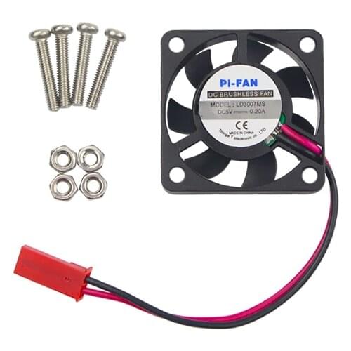 Raspberry Pi 4 Model B Cooling Fan Pi Fan CPU Fan Active Cooling Fan for RPI 3 Also Compatible with Raspberry Pi 3