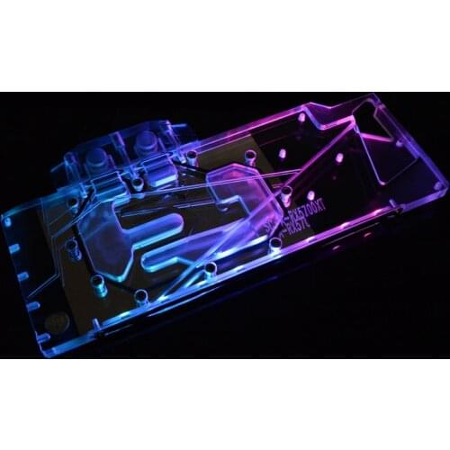 Syscooling Full Coverage GPU Water Block For Graphics Card AMD Radeon RX 5700