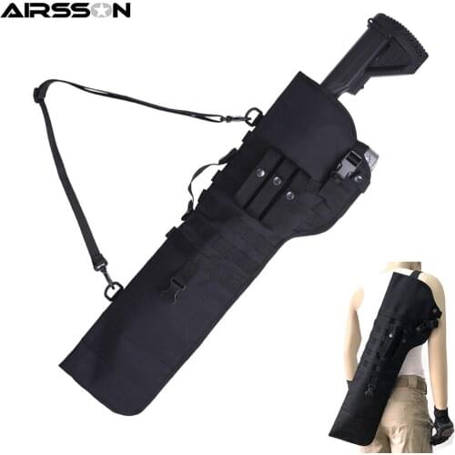 72cm Tactical Dual Rifle Shotgun Bag Military Gun Bag Scabbard Holster Airsoft Gun Case Shoulder Holster Hunting Accessories