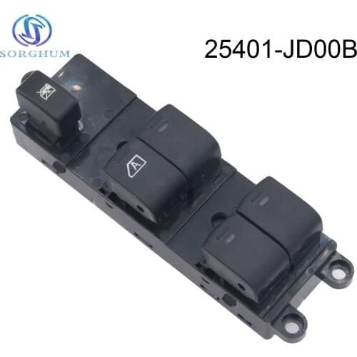 25401-JD00B Glass lifter Switch Power Window Control Panel 25401JD00B Fits FOR NISSAN QASHQAI NAVARA PATHFINDER