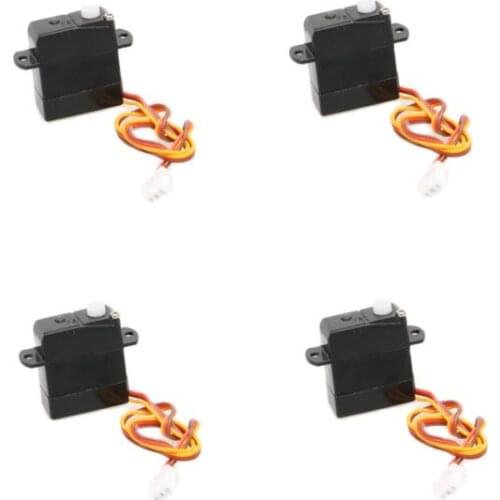 4PCS 1.7g Micro Digital Servo with JST 1.25 Plug 3.7V-4.2V Low Voltage Mini Steering Gear For RC Airplane 4WD Model Car Parts