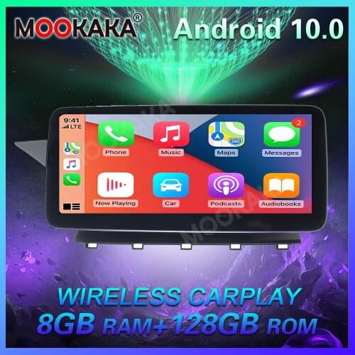 8+128G Android 10 For Mercedes-Benz GLK X204 2008 - 2012 Car Multimedia Player Auto Stereo Car GPS Radio Navi Tape Recorder DSP