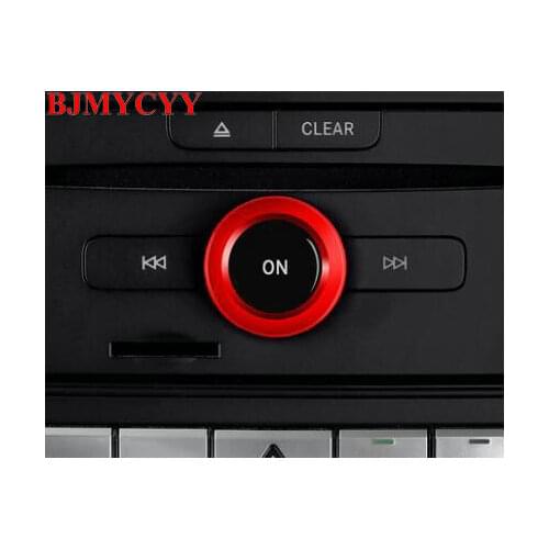 BJMYCYY Automotive volume knob metal decorating ring For Mercedes Benz A B class GLA200 220 CLA220