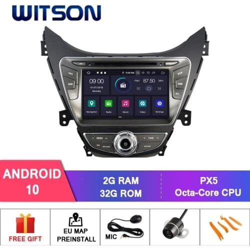 WITSON Android 10 CAR DVD GPS FOR HYUNDAI ELANTRA 2011 Car Multimedia Player Stereo AutoAudio GPS Navigation DVD