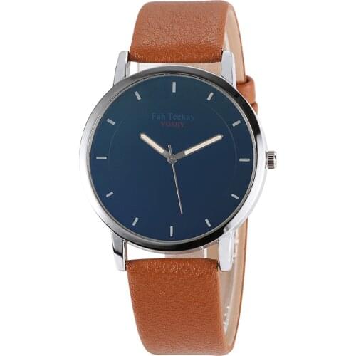 Reloj Hombre Men Quartz Watch Newest Fashion Brand Leather Watches Men Casual Simple Dress Wristwatches erkek kol saati Hot Sale