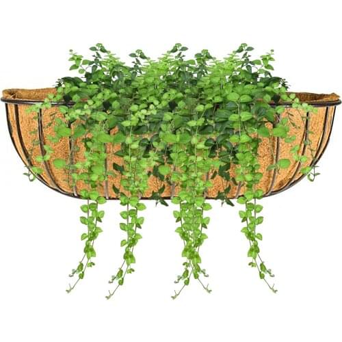 Flowerpot coconut Palm Mat Manger Lining Basket Liner Replacement Cocoa Fiber Hanging Plant Pot Liner Home Decor For Gardening