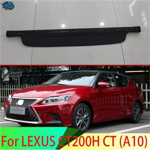 For LEXUS CT200H CT (A10) Aluminum+Canvas Rear Cargo Cover privacy Trunk Screen Security Shield shade Accessories