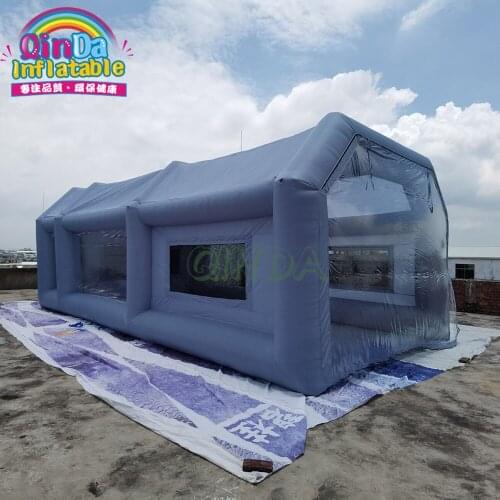 Hot sale inflatable portable spray booth paint tent For Car with filter