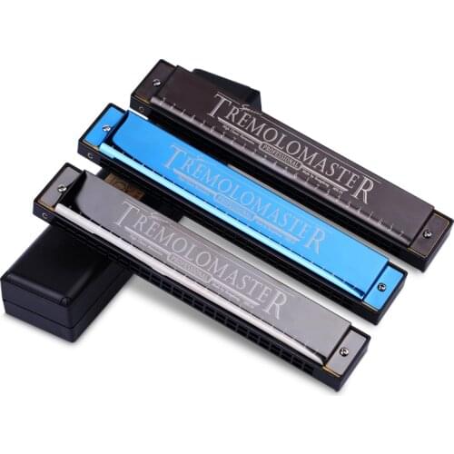 Kongsheng harmonica 24 holes Mouth Ogan Key of C Tremolo Harmonica Gaitas Harmonicas Mundharmonika Music Instrumentos armonica