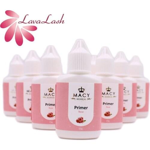 10 Bottles MACY Primer Eyelash Glue Rose-Scented False Eyelashes Extension Lash Glue Wholesale 15ml Makeup Tool Eyelash Stronger