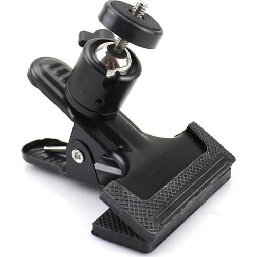 Metal Clip Clamp Grip 1/4" inch Adapter Screw for Camera Tripod Flash Holder Bracket