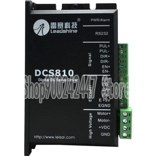 NEW Original DCS810 DC Servo motor driver working for 18-80VDC 20A Digitial DC Driver fit for Nema23 DC motor