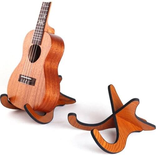Ukulele shelf electro-acoustic folk violin wooden piano stand removable stand accessories folding vertical stand