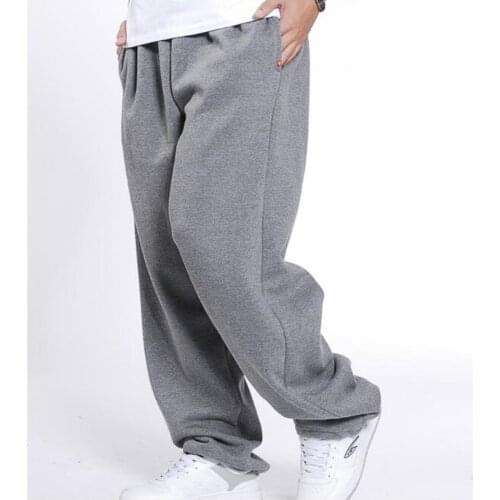 Loose Baggy Track Trousers Male Clothes Hip Hop Streetwear Sweatpants Men Joggers Cotton Sweat Pants